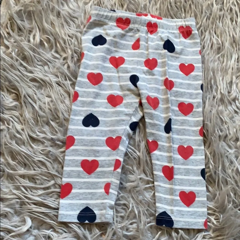 Worn once - Gap heart legging - 6-12M